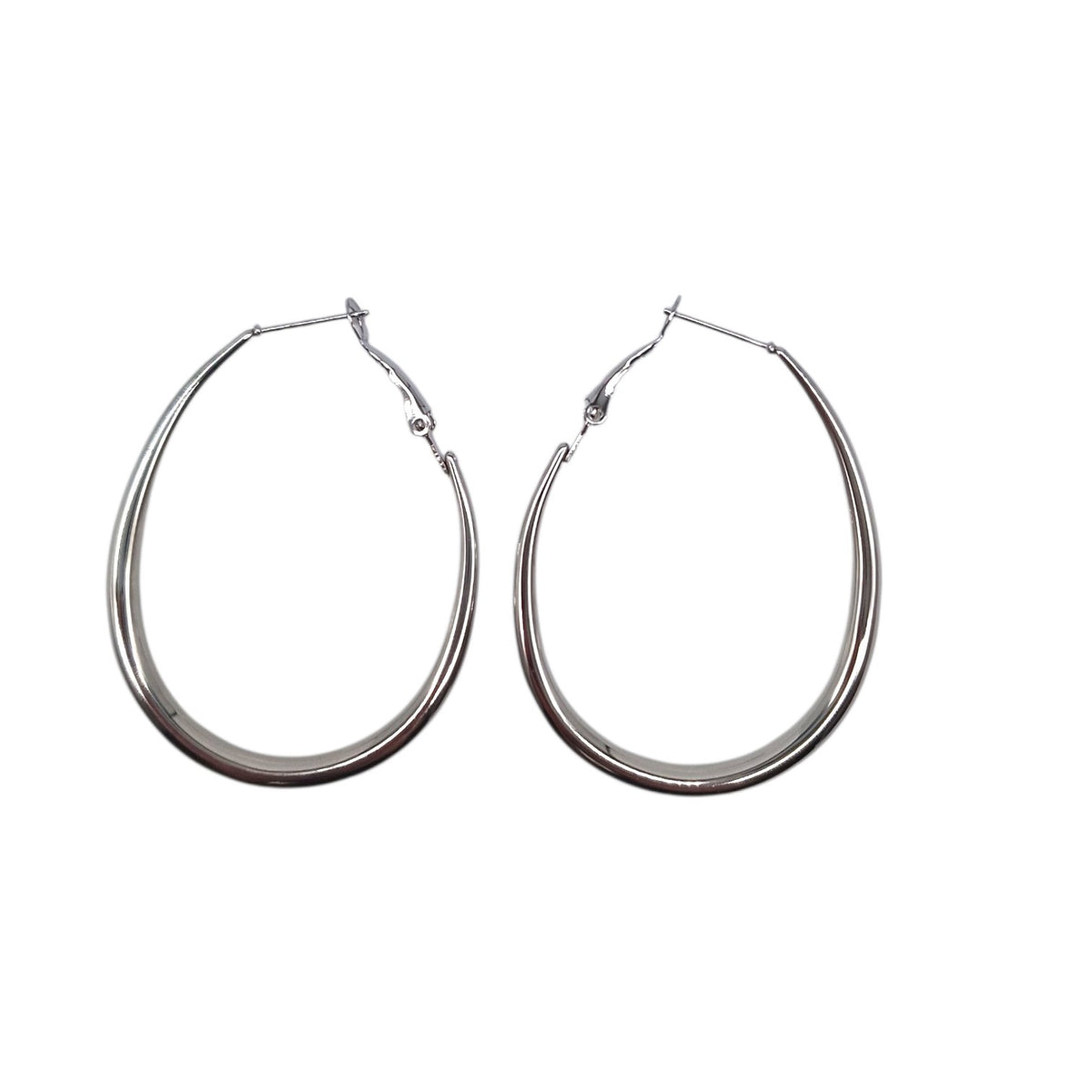 Orecchini anelle ovali (Argento)