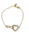 Bracciale cuore infinito (Oro)