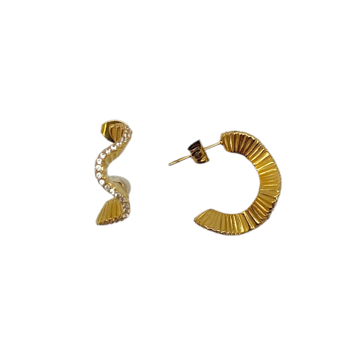 Orecchini Plissè (Oro)