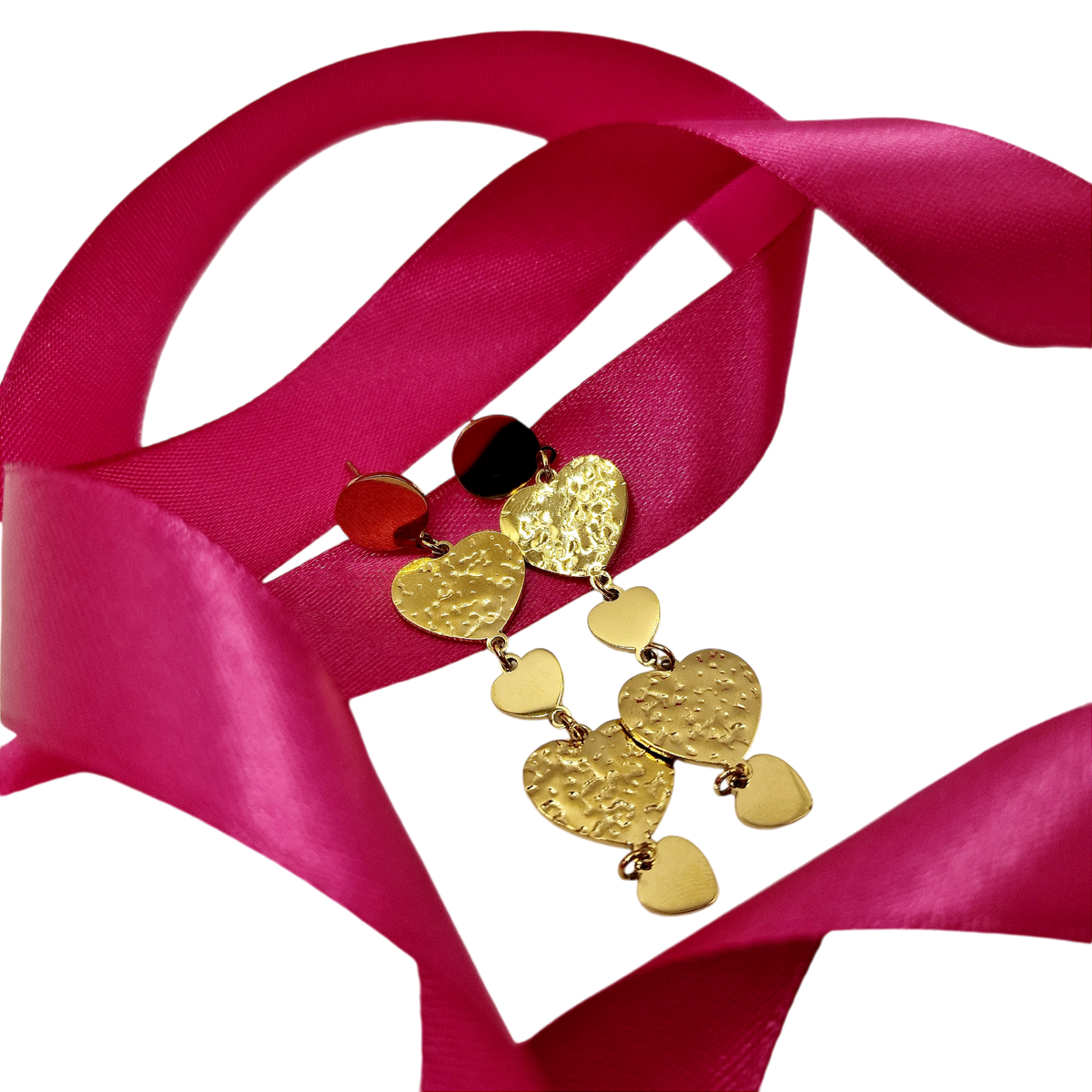 Orecchini cuori pendenti