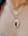 Collana Fiore giallo