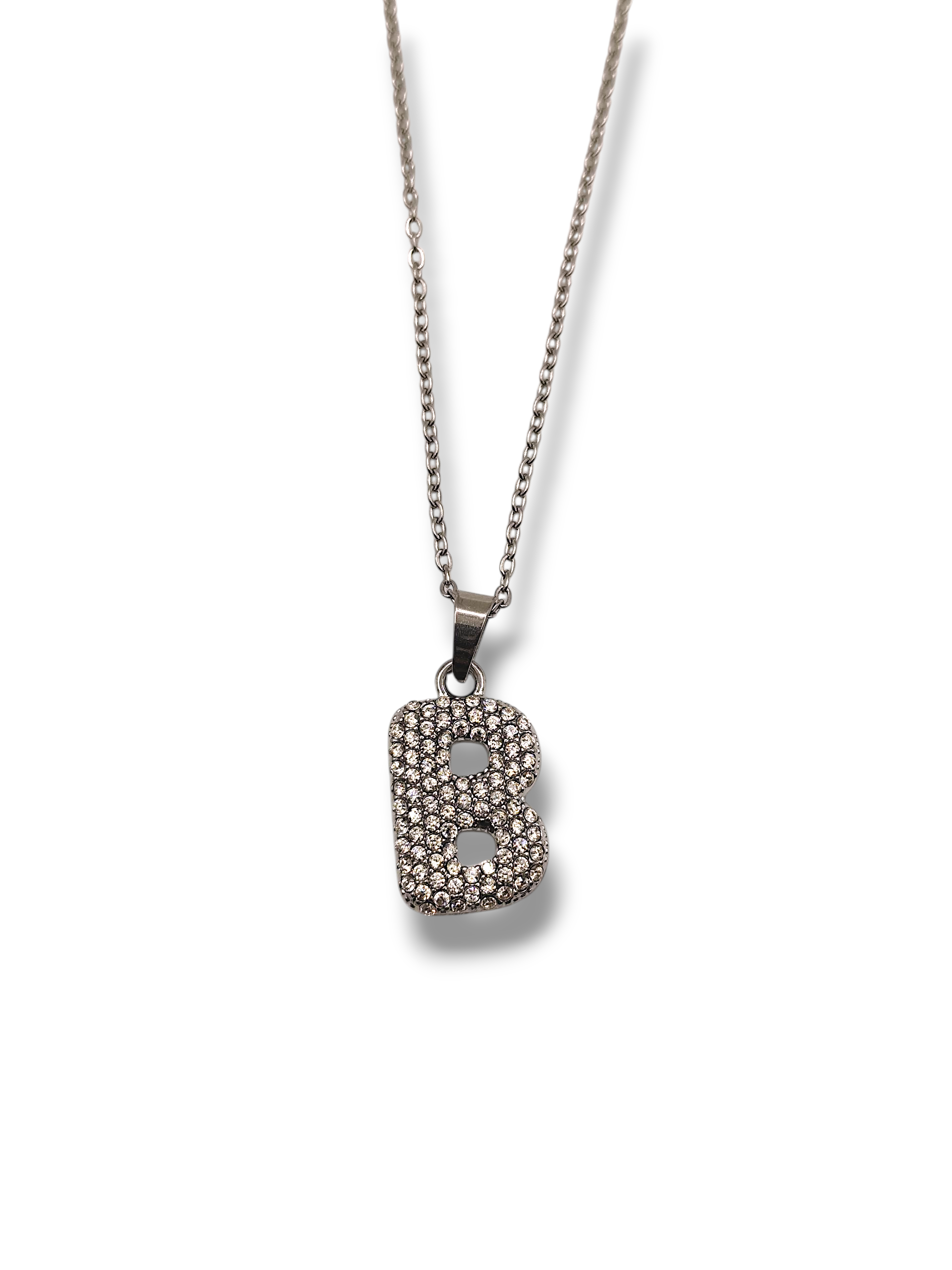 Collana Lettera Strass
