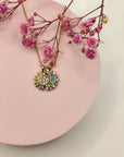 Collana Sole e Luna strass