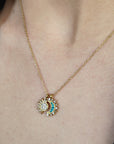 Collana Sole e Luna strass