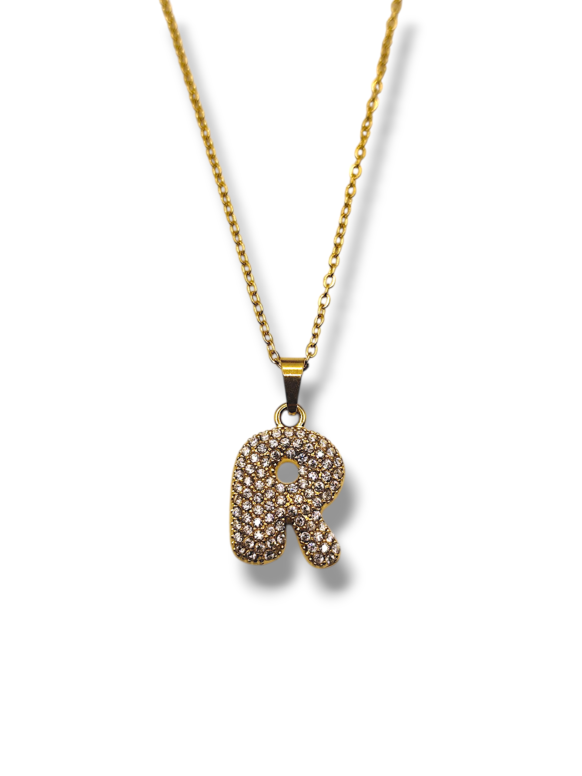 Collana Lettera Strass