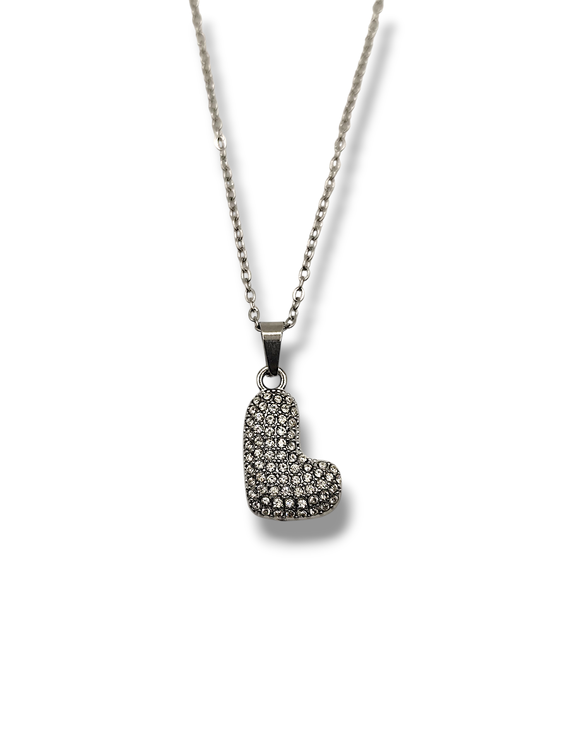 Collana Lettera Strass