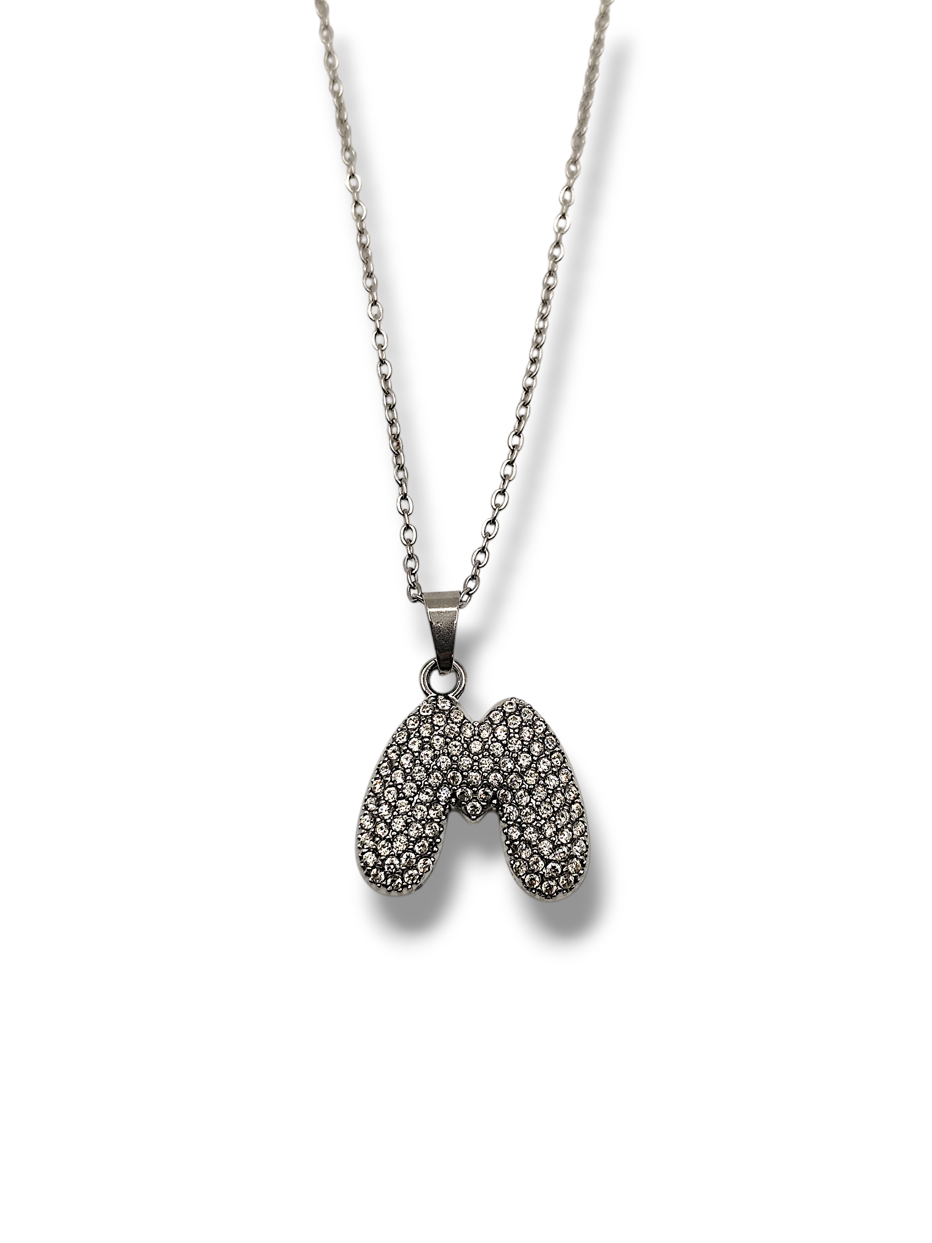 Collana Lettera Strass