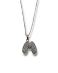 Collana Lettera Strass