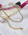 Collana tennis round pastel
