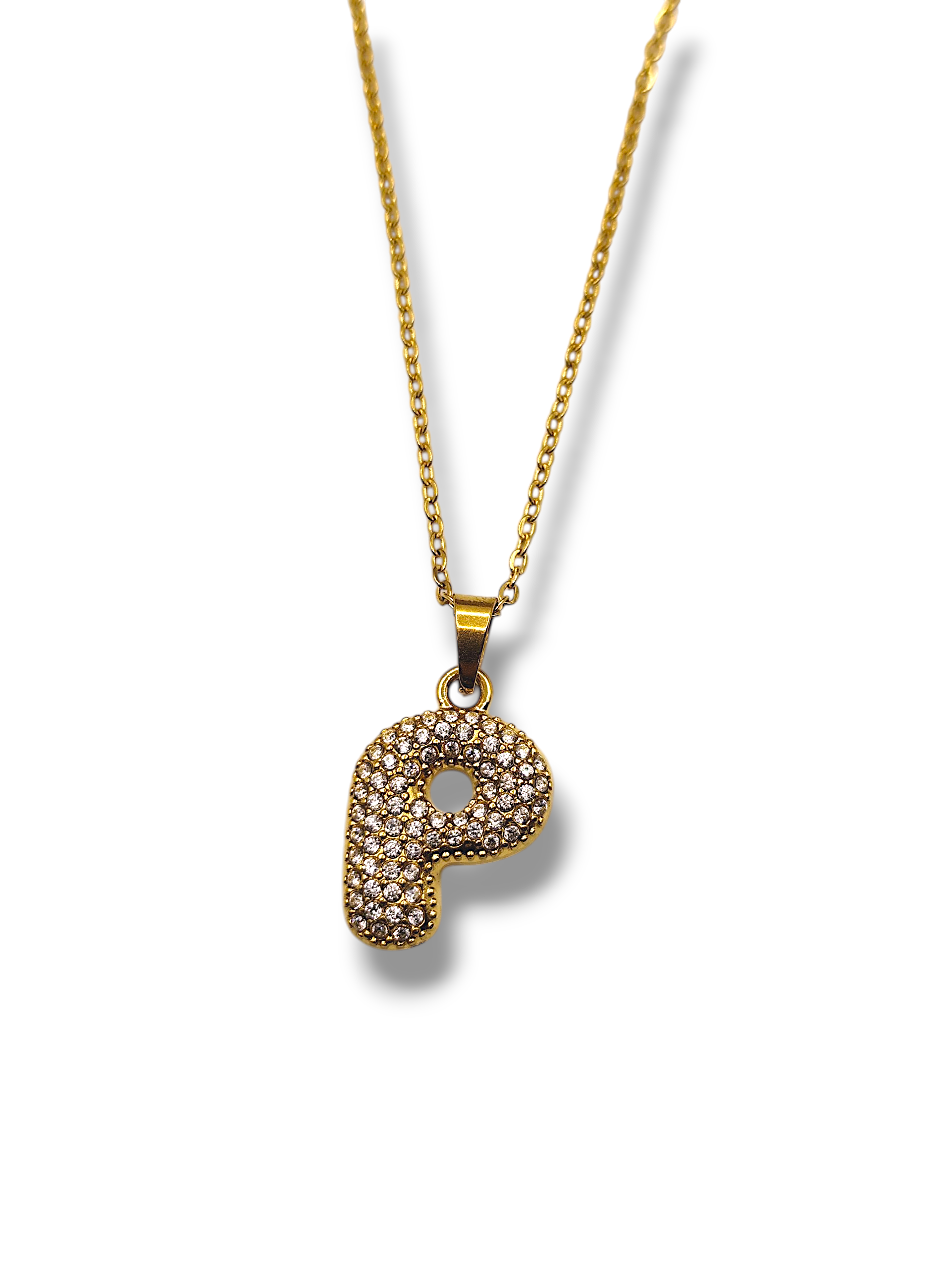 Collana Lettera Strass