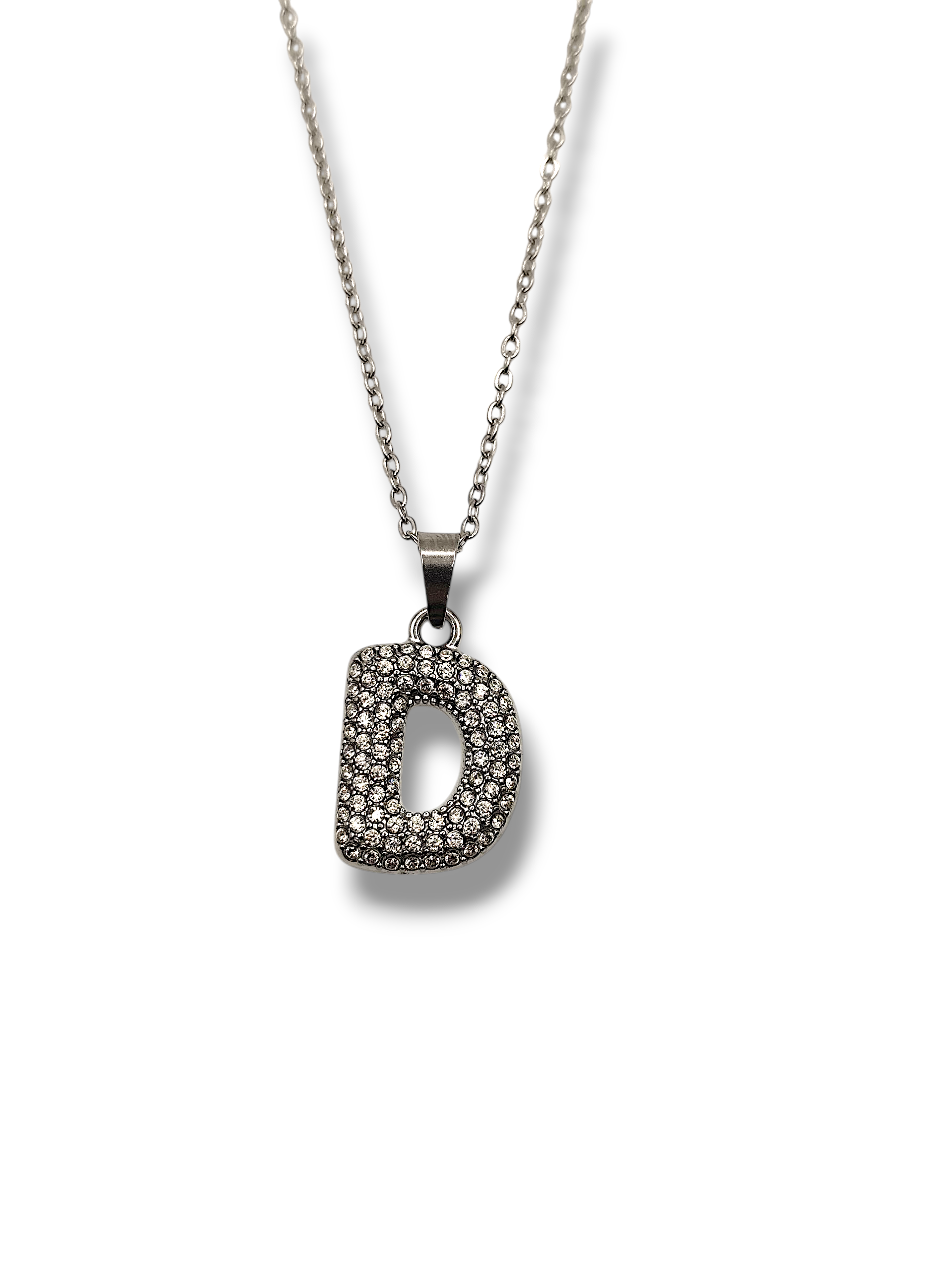 Collana Lettera Strass