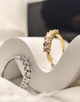 Anello Riviera 5 pietre