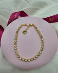 Bracciale tennis round pastel