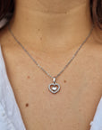 Collana double heart