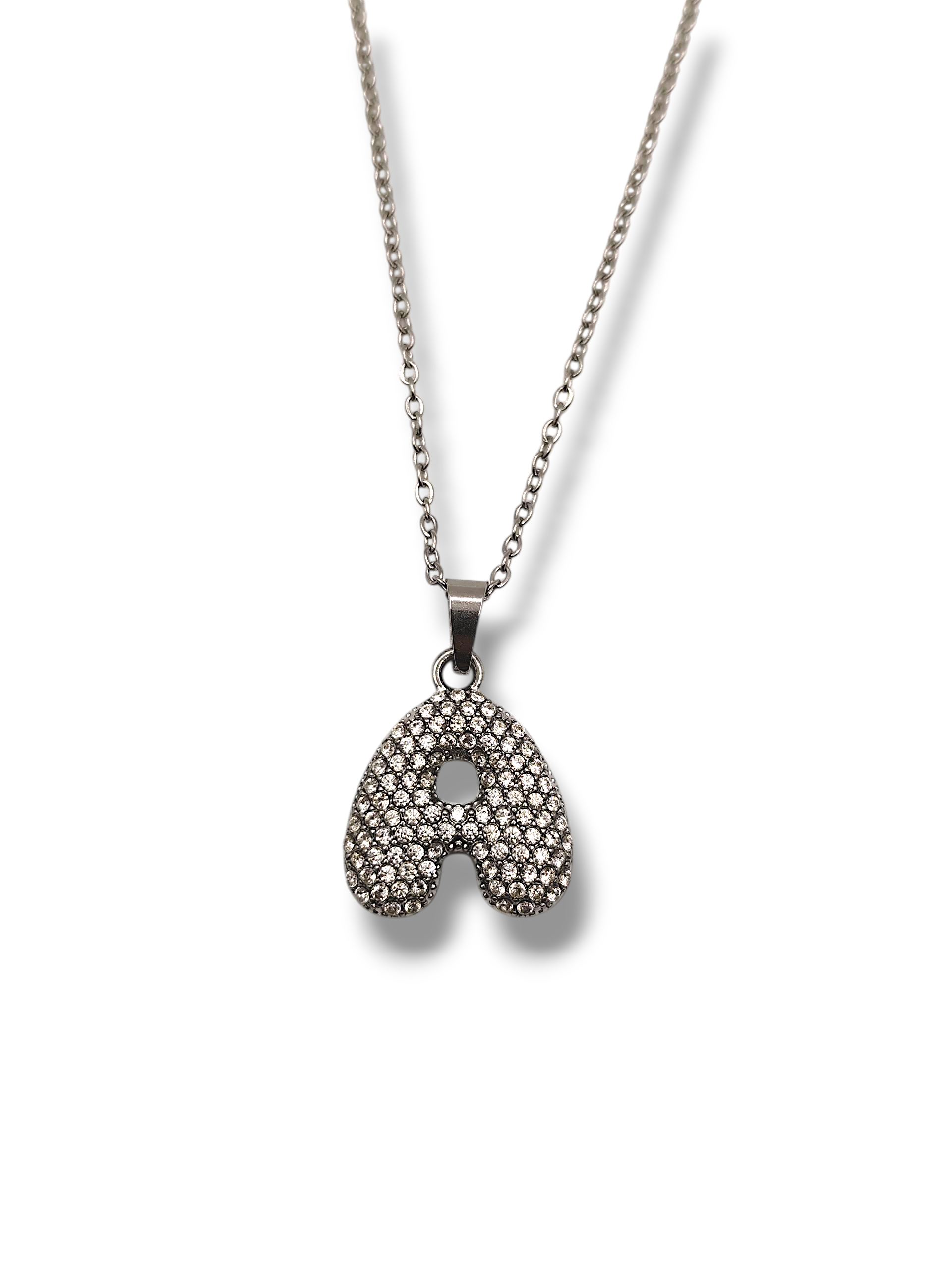 Collana Lettera Strass