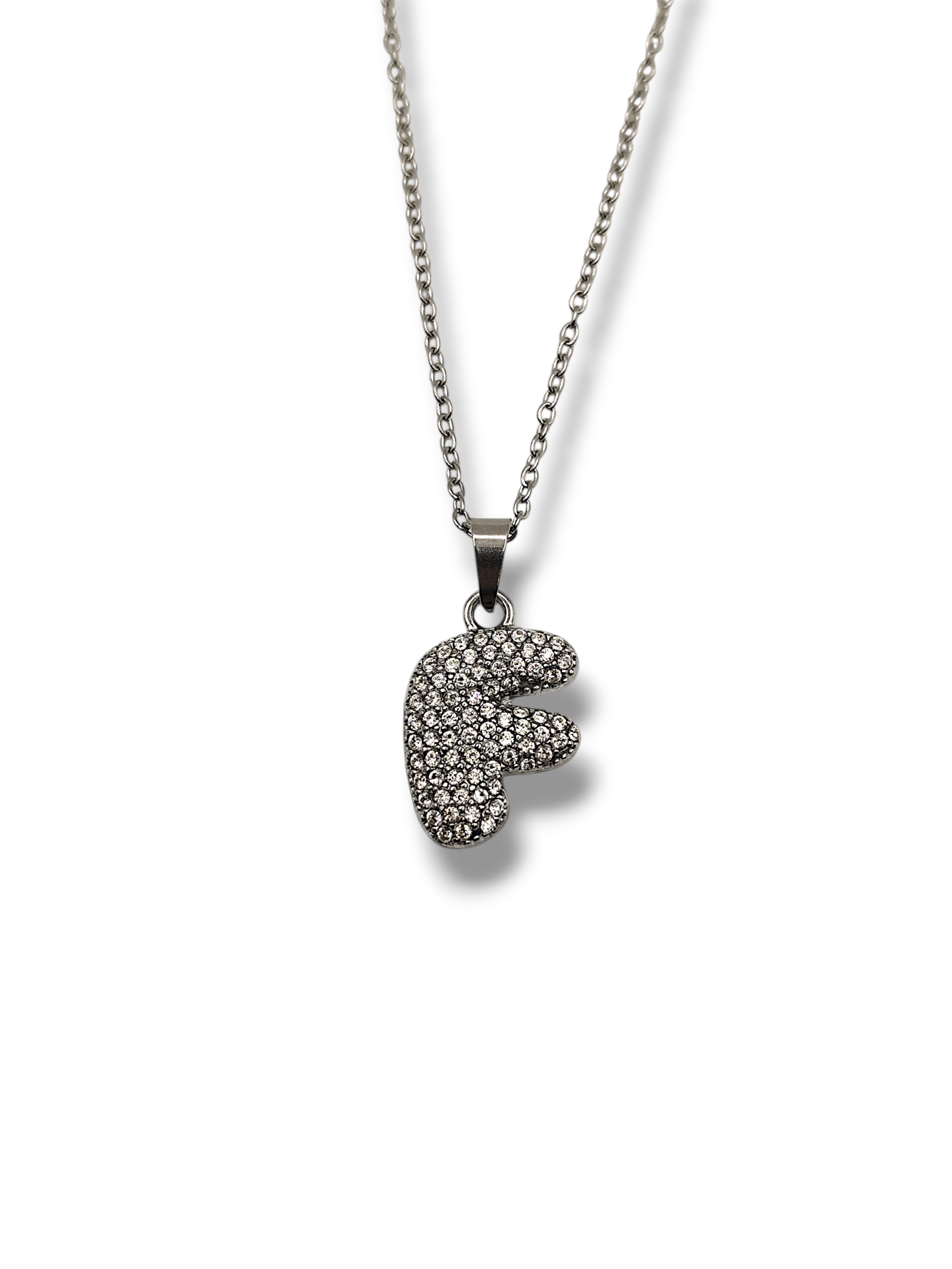 Collana Lettera Strass