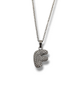 Collana Lettera Strass