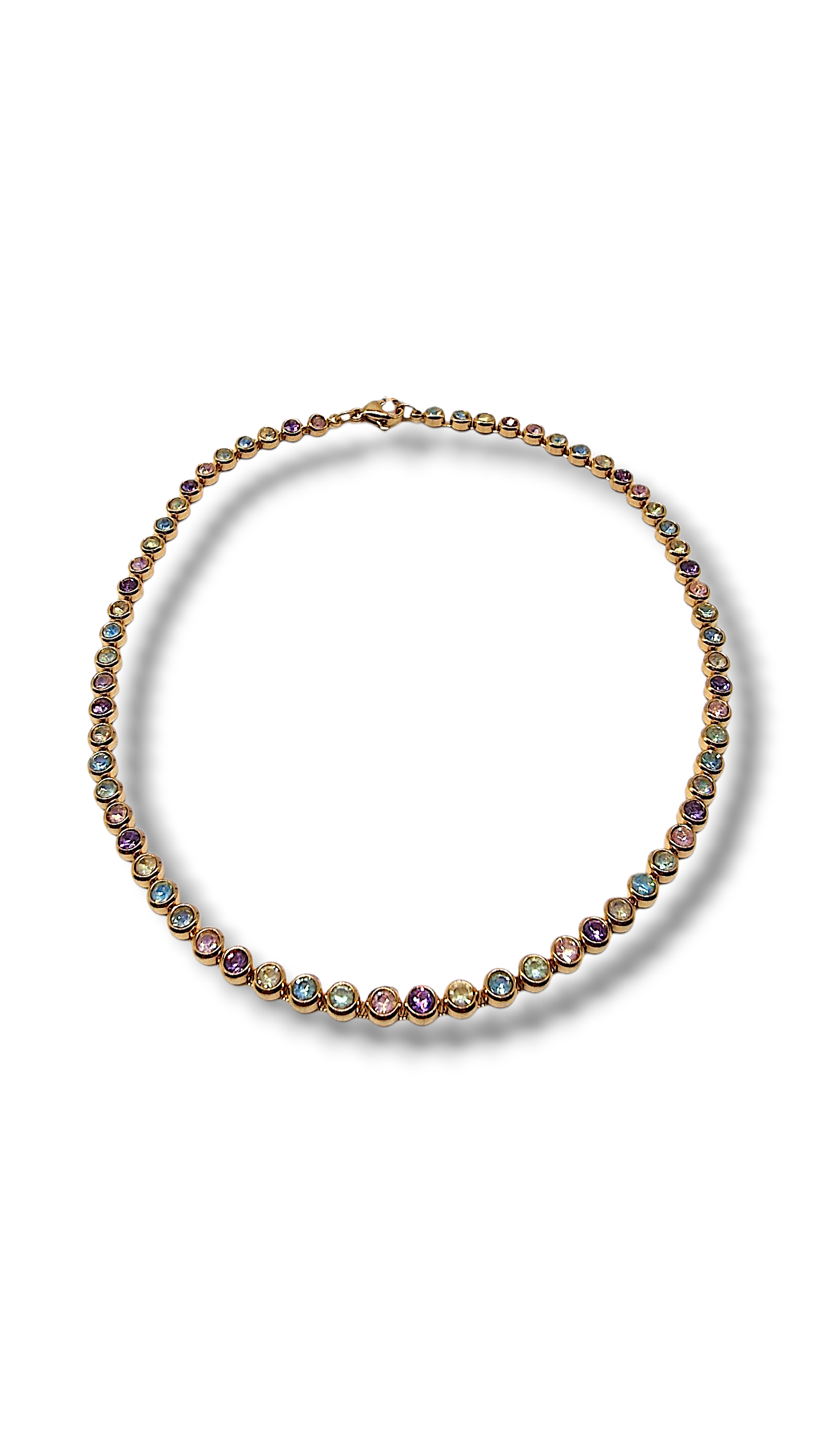 Bracciale tennis round pastel