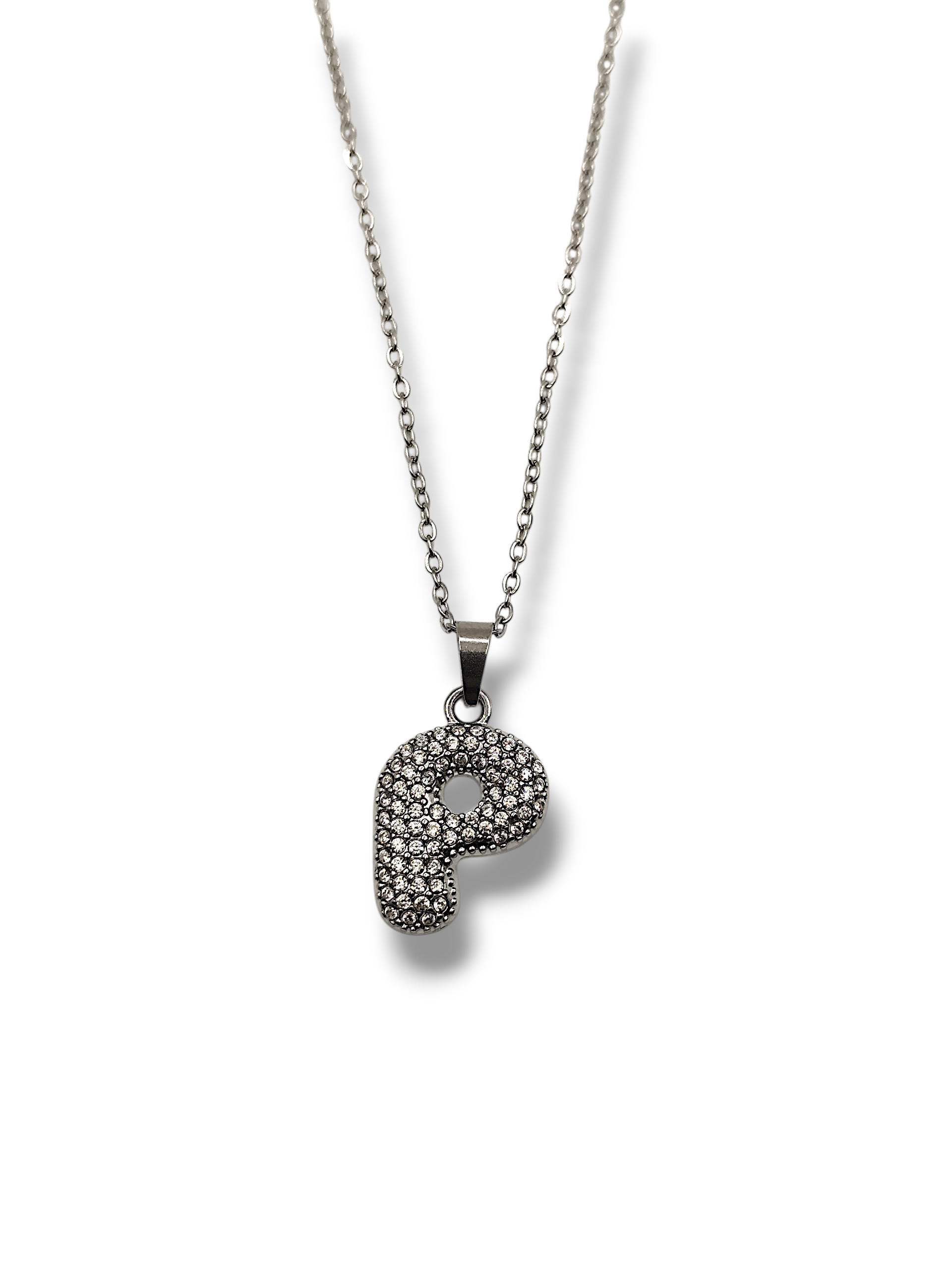 Collana Lettera Strass