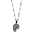 Collana Lettera Strass