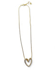 Collana Cuore Spirale brillante
