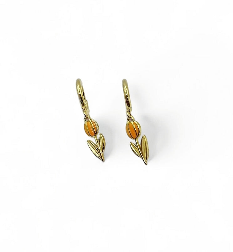 Orecchini Hoops Tulipano
