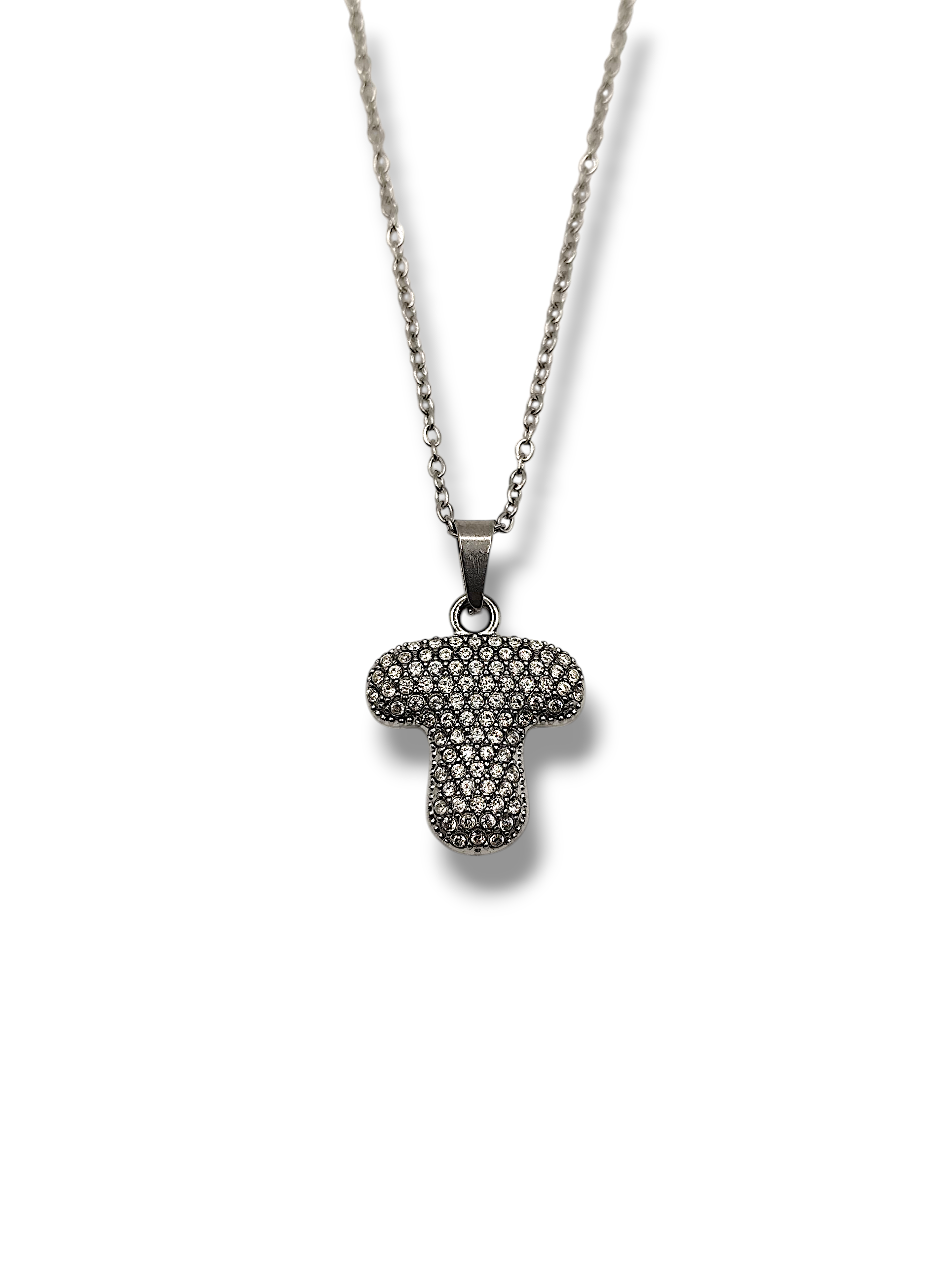 Collana Lettera Strass